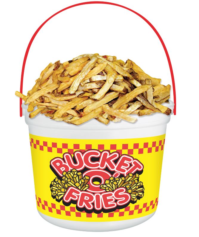 48oz  "Bucket O Fries" 130 per case